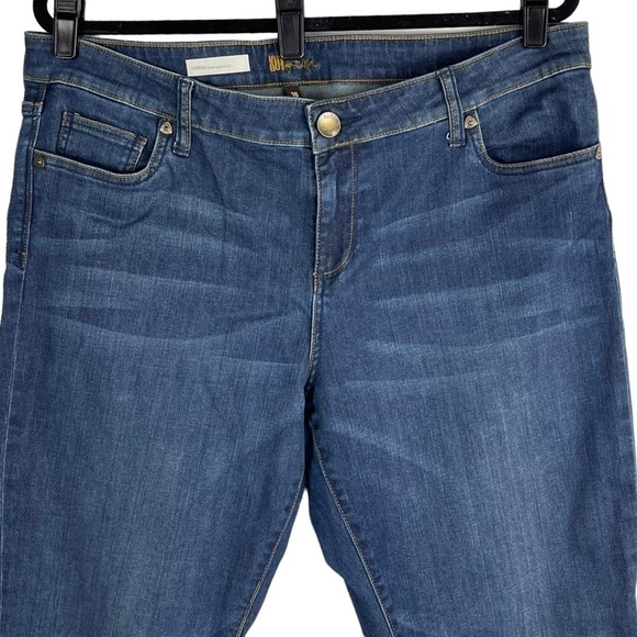 KUT FROM THE KLOTH FARRAH BABY BOOTCUT DENIM DARK WASH BLUE JEANS - Picture 5 of 15